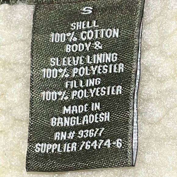 St John‘s Bay Men’s Size Small Outdoor Jacket Shearling Lined‎ Brown Blue Aztec - Picture 4 of 8